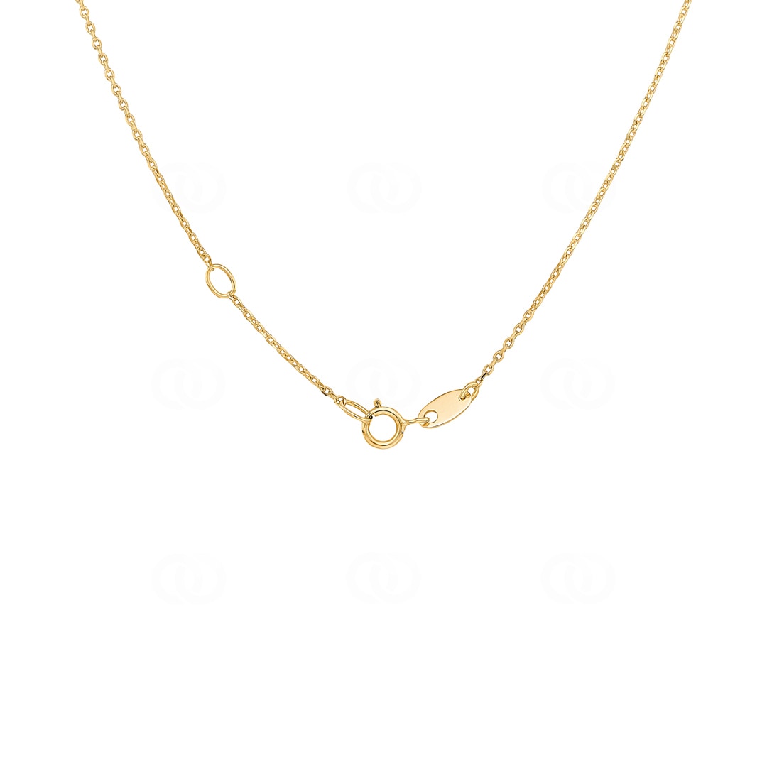 Collier 750/18 K Gelbgold mit Farbsteinen