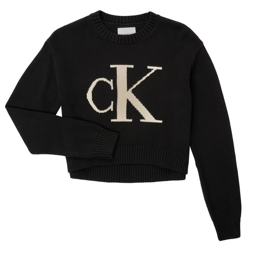 Calvin Klein Jeans - MONOGRAM SWEATER - Noir