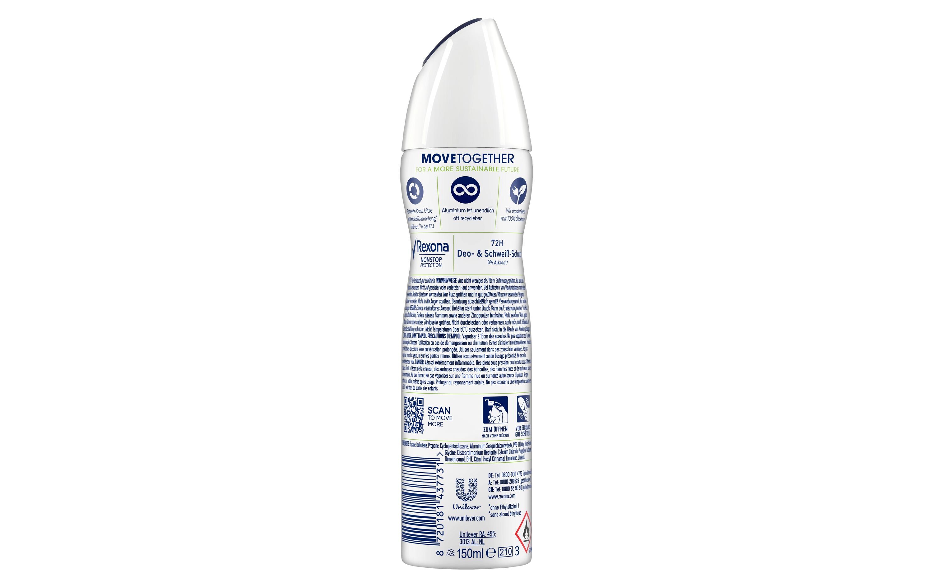 Deo Spray Nonstop Protection Stress Control 150 mlAnti-Transpirant Spray wirksam auch bei Stresssituationen