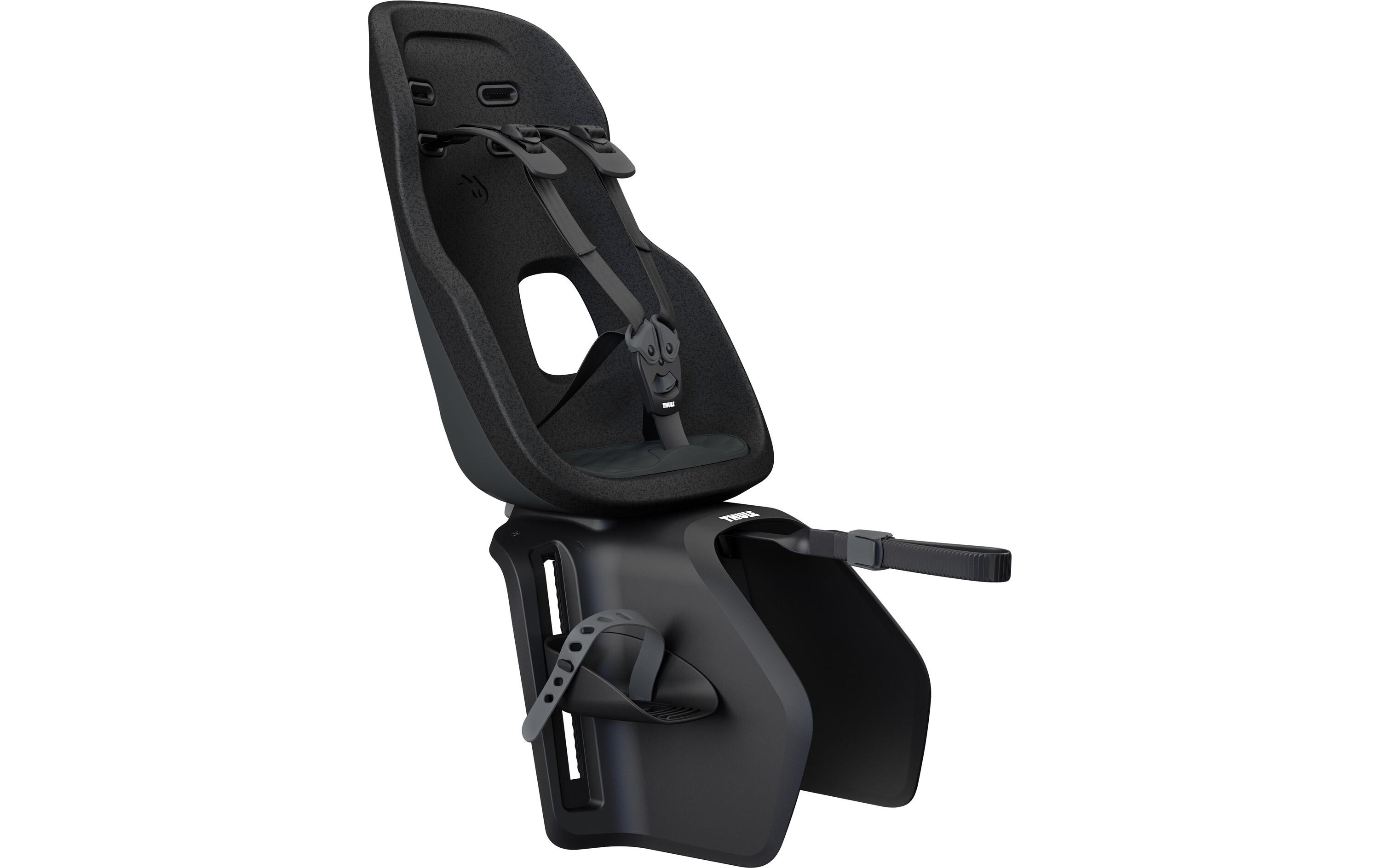 Fahrradkindersitz Yepp Nexxt 2 Maxi (GT) Midnight BlackVelo-Kindersitz zur Gepäckträgermontage