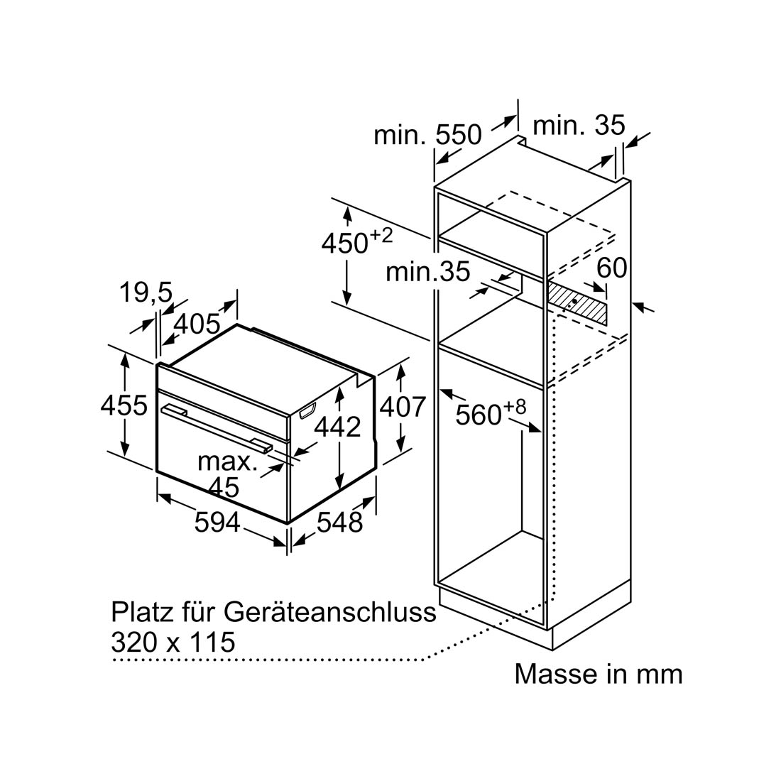 Bosch CBG7341B1 Kompakt Ofen 230V