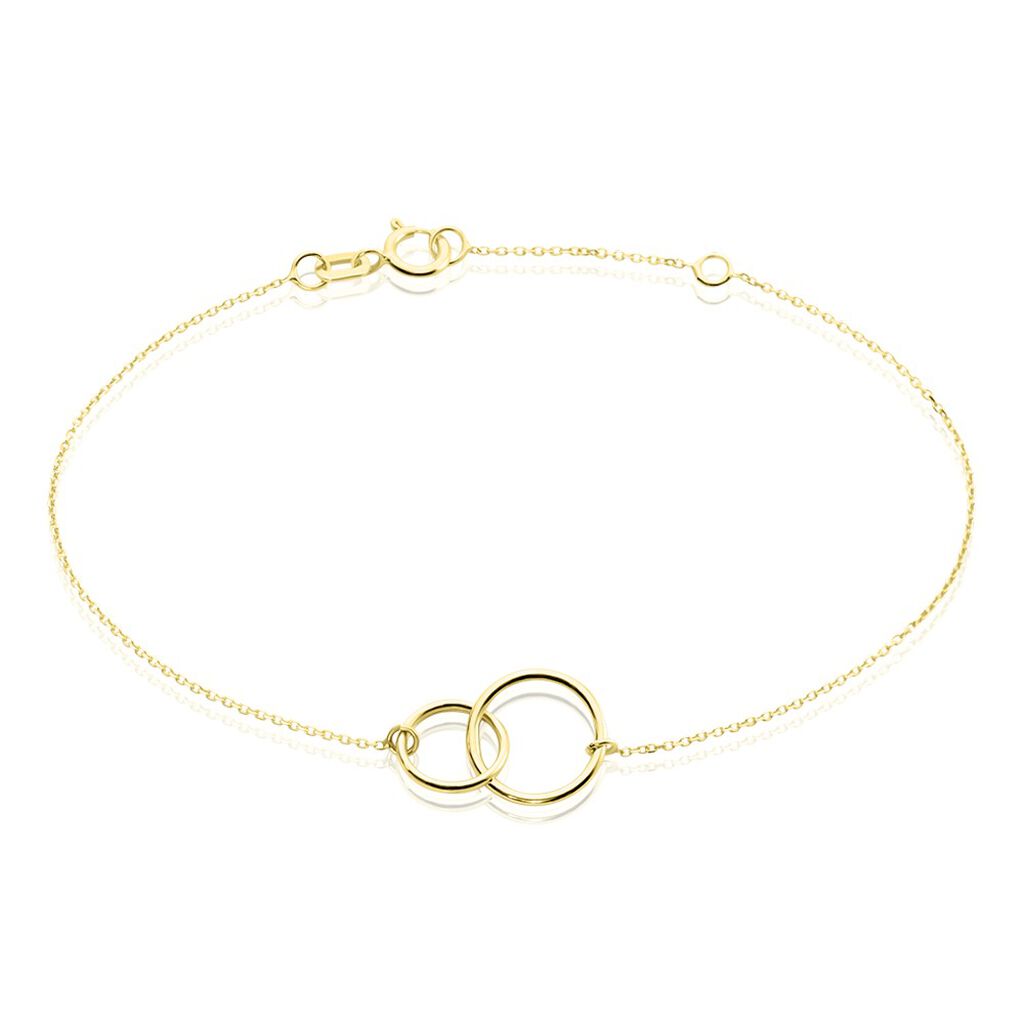 Bracelet Hydrangee Or Jaune
