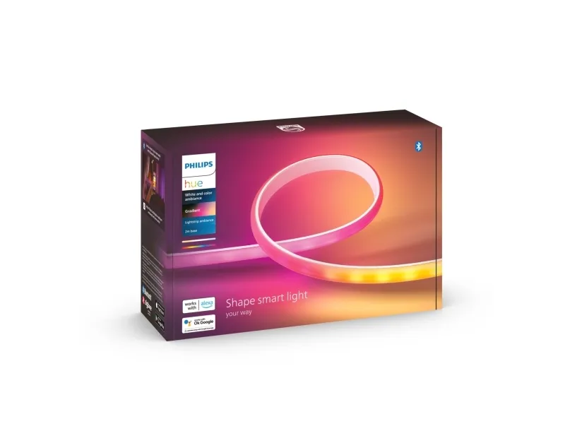 Philips Hue White and Colour Ambiance Gradient - Lysrem - LED - 20 W - 2200-6500 K - 200 cm - hvid