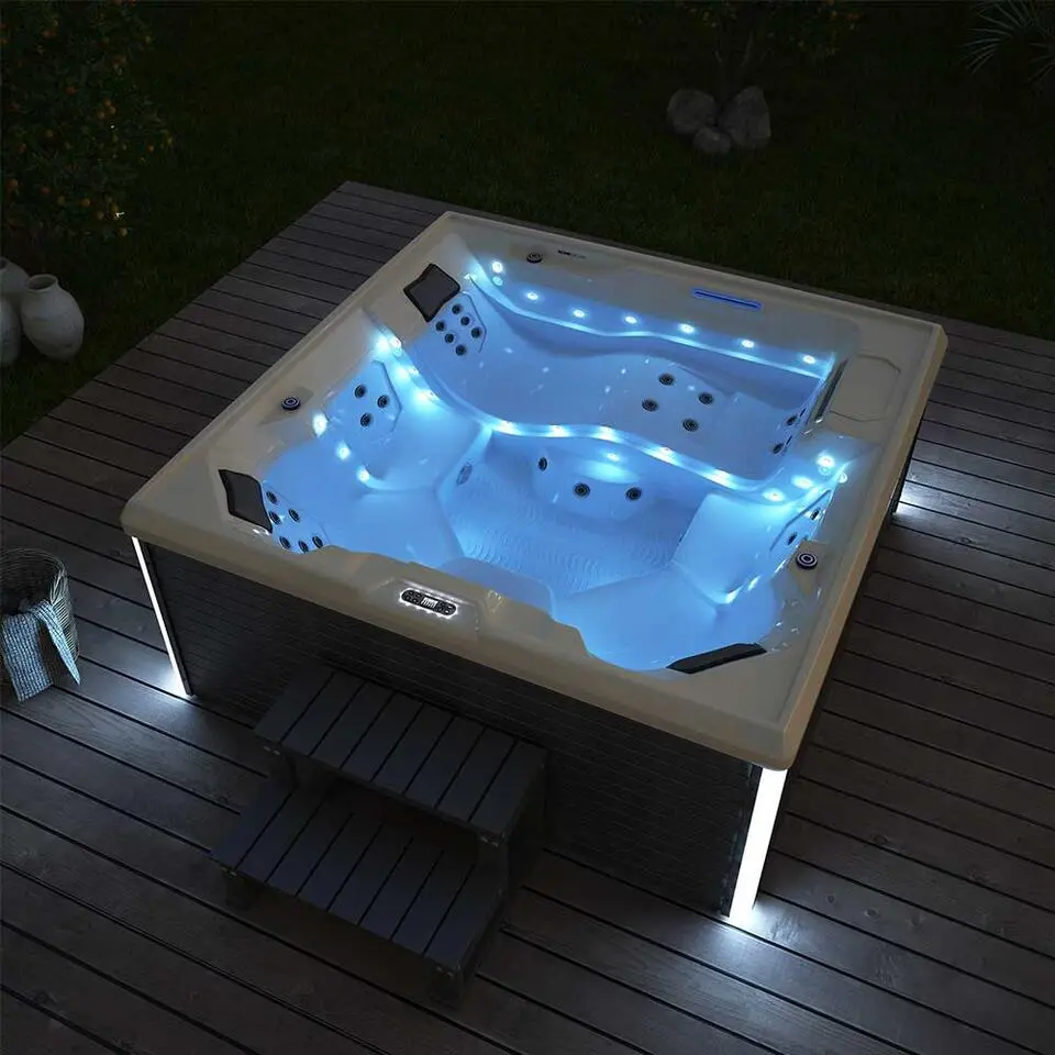 HOME DELUXE Buitenwhirlpool STREAM BIG PURE