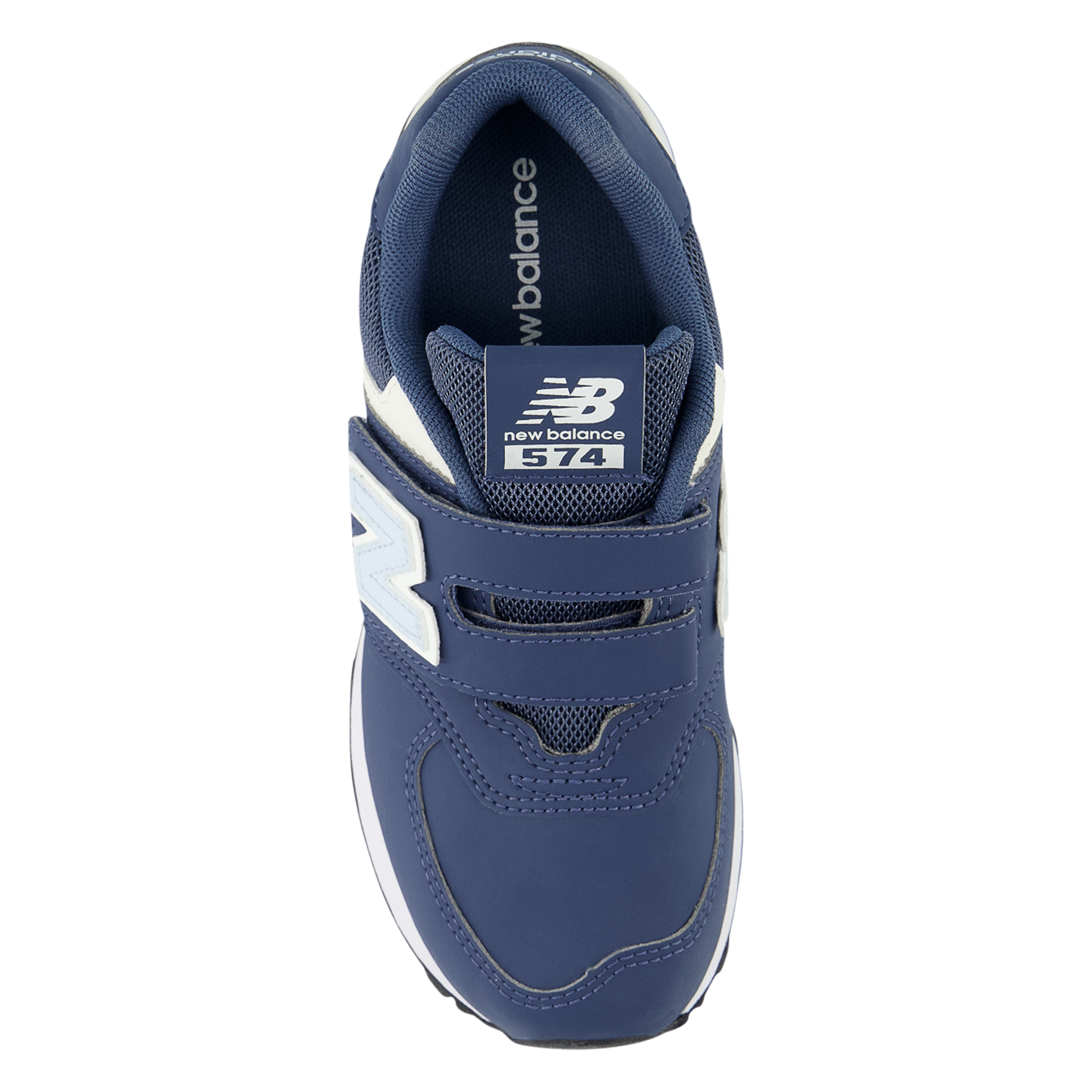 574 - Baskets basses en scratch | Bleu