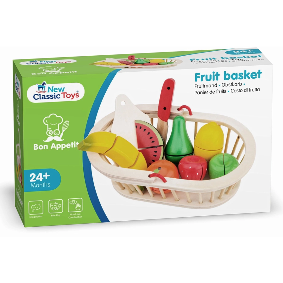 New Classic Toys Schneide-Set Obstkorb