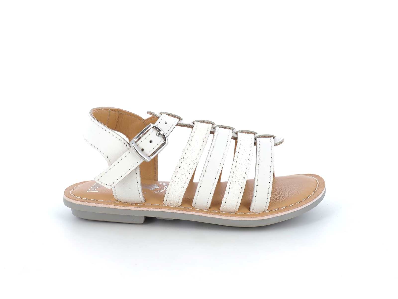 Minibel 4-LYS Cuir Blanc