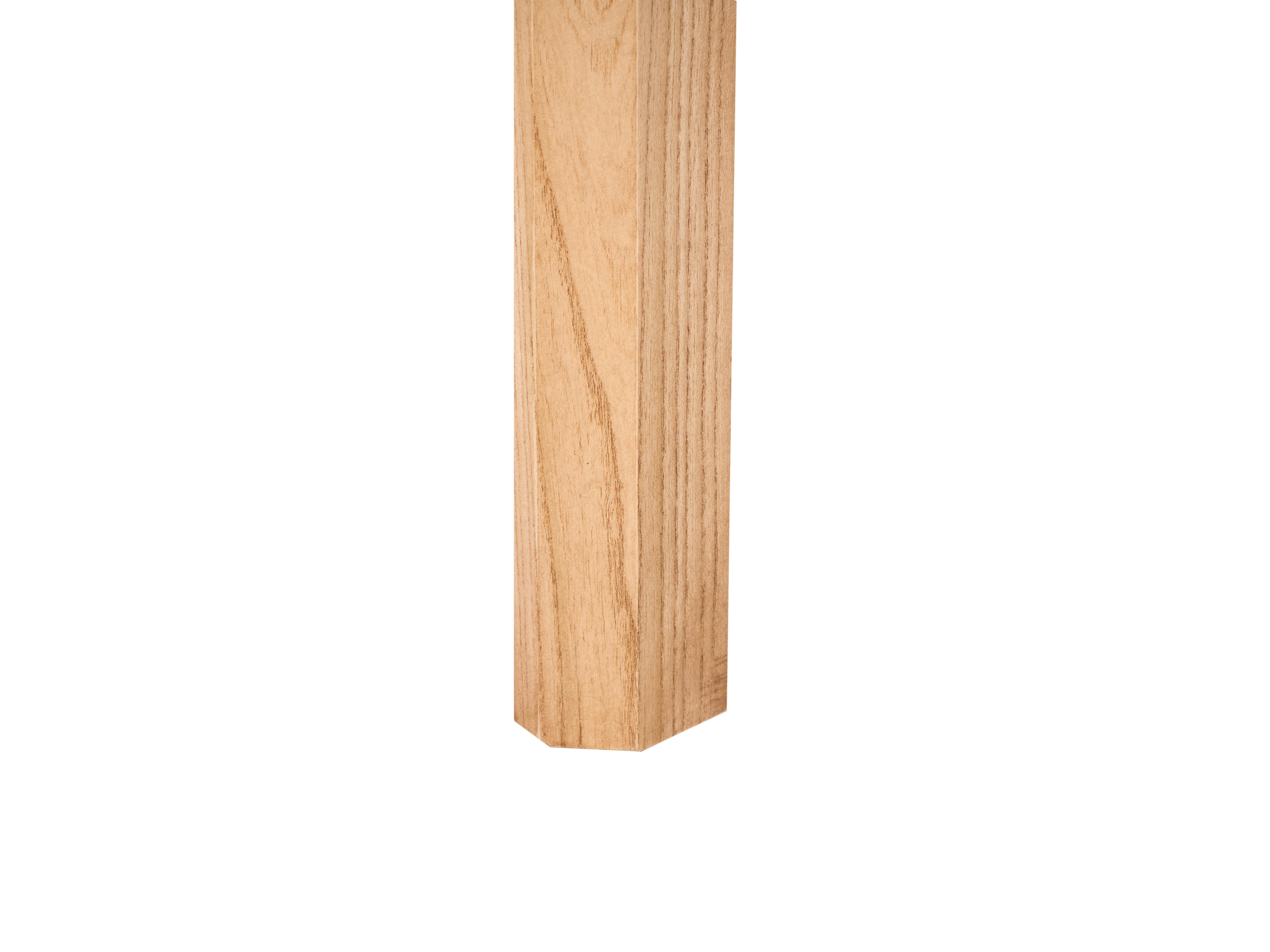 Eettafel GISELA Licht eikenhout 90 cm 160 cm