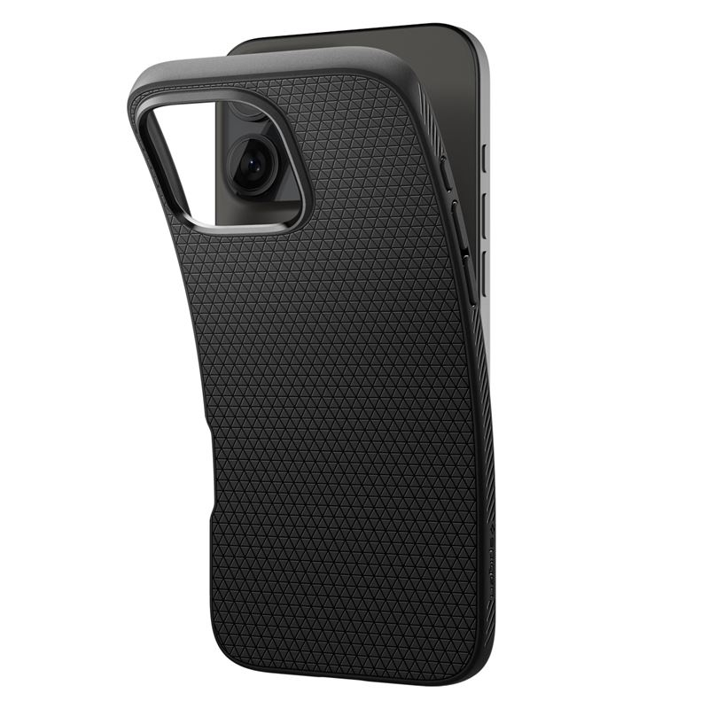 iPhone 16 Pro Liquid Air Case Gummi Hülle (ACS08117) - Schwarz