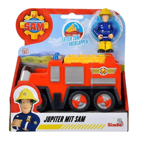 Simba Feuerwehrmann Sam Sam Jupiter mit Sam Figur
