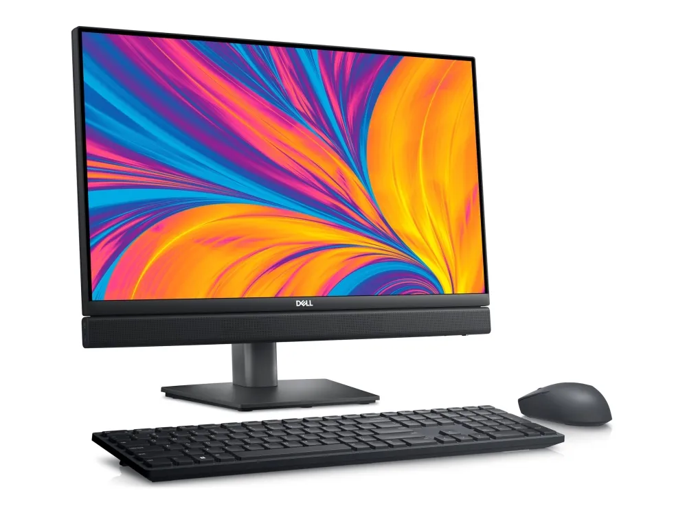 Dell OptiPlex 7420 All In One - Alt-i-én Core i5 i5-14500T / op til 4.8 GHz Energy Efficient - RAM 8 GB - SSD 256 GB - NVMe, Class 35 - UHD Graphics 770 - Gigabit Ethernet, Bluetooth, IEEE 802.11ax (Wi-Fi 6E) - Win 11 Pro - skærm: LED 23.81