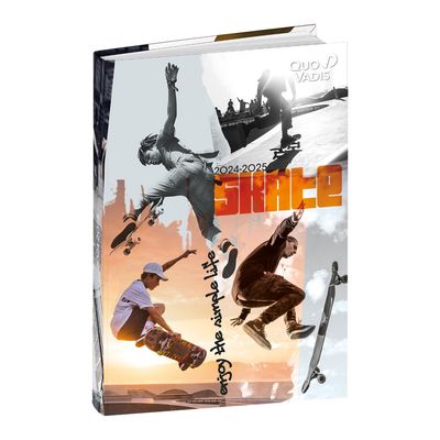 Agenda One Way - 1 jour par page - 12 x 17 cm - skate - Quo Vadis