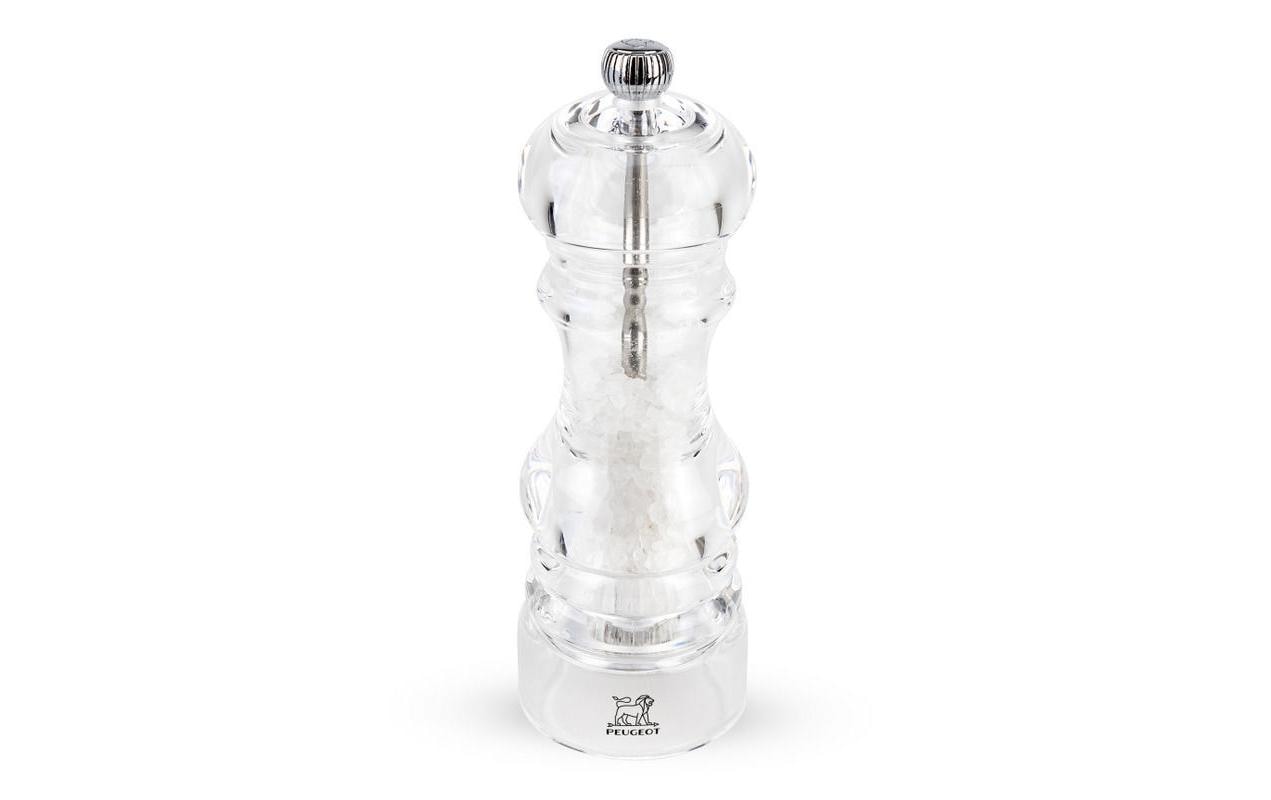Salzmühle Nancy 18 cm/22 cm, TransparentGewürzmühle für Salz