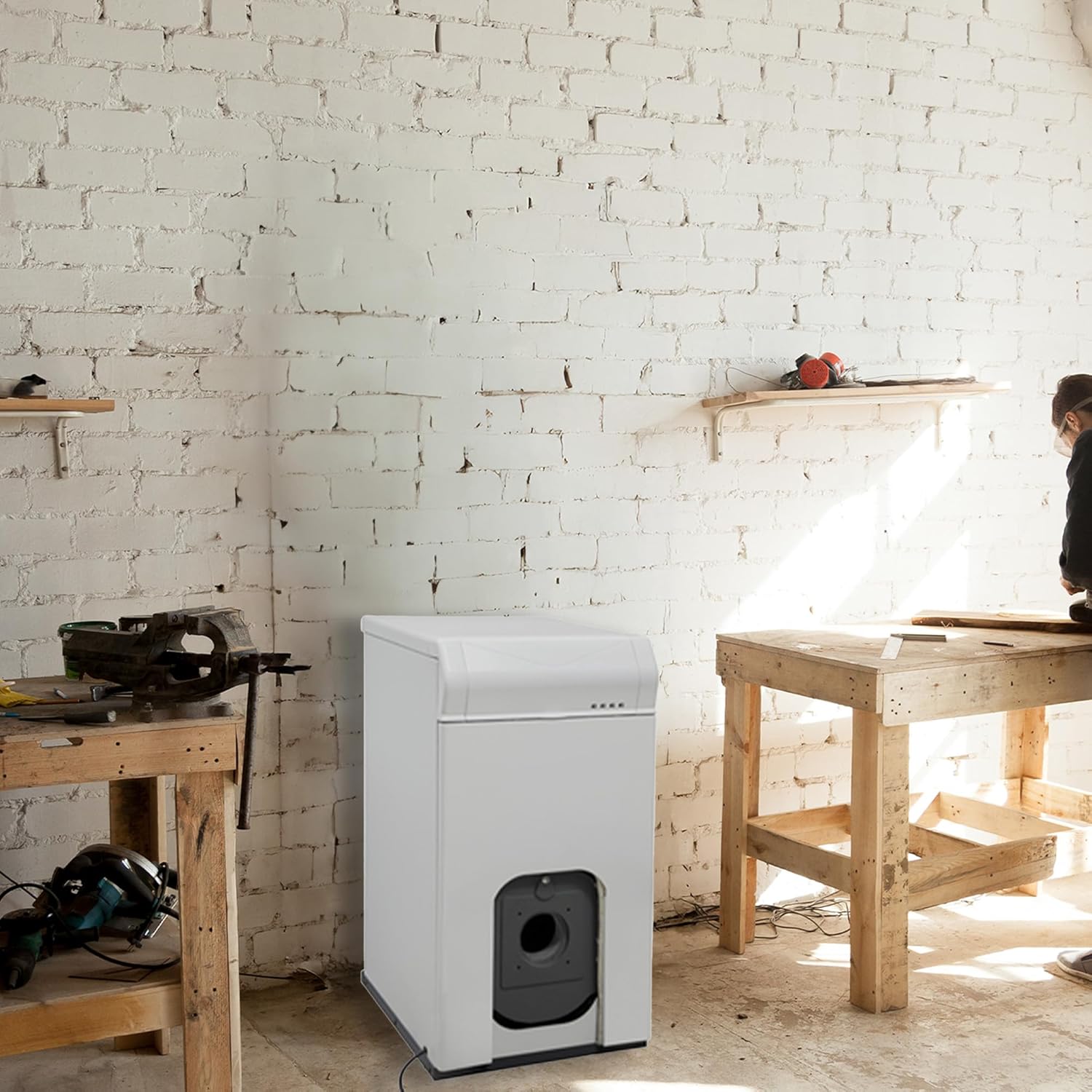 Öl-Brennwertkessel Gusseisen Schornstein Bio-Heizöl Sun Sannover 30 kW mit Brenner