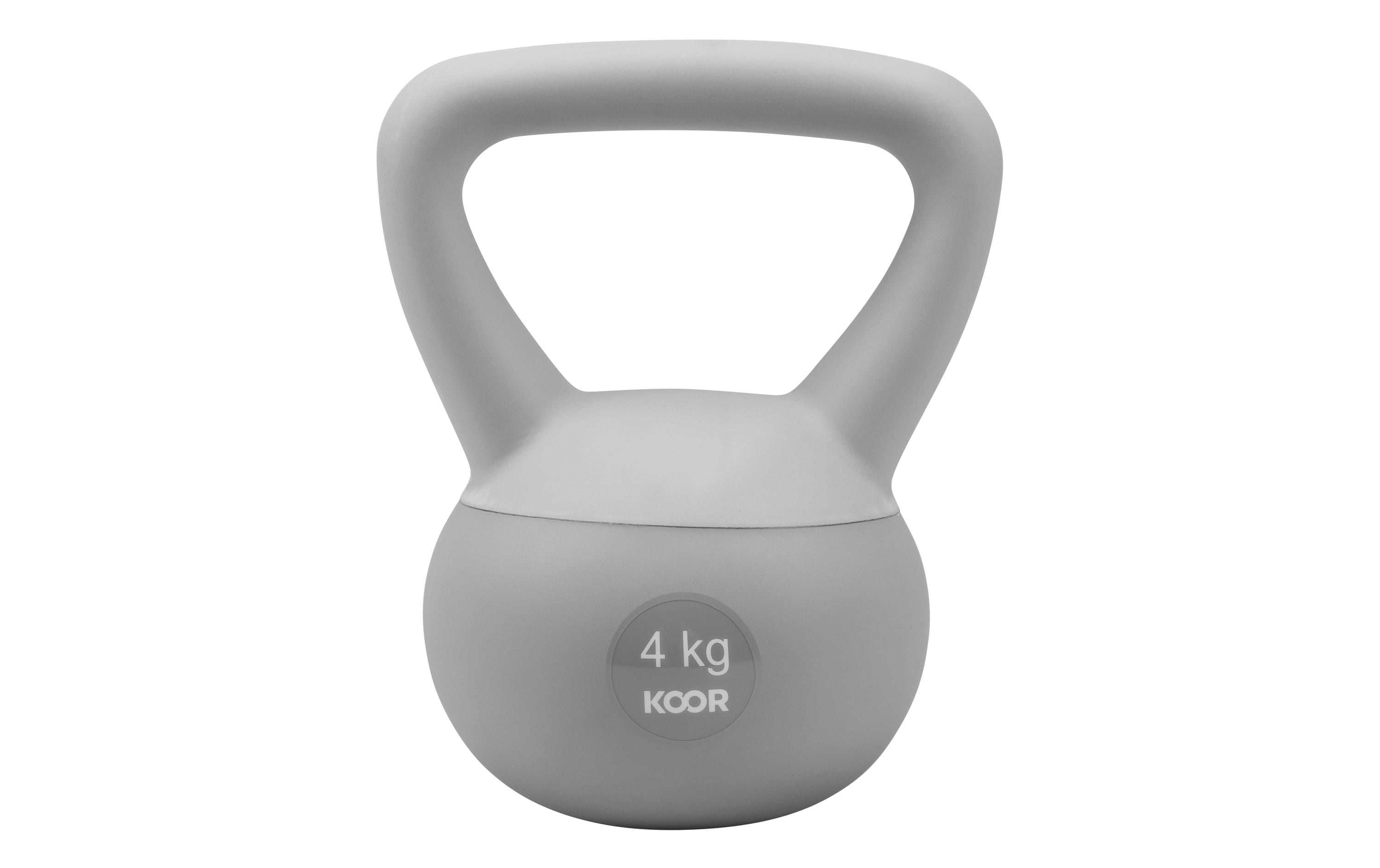 Kettlebell Paalla Soft, 4 kgKugelhantel für das Training zu Hause
