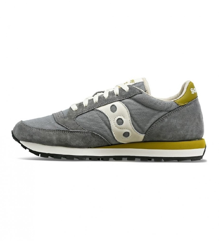 Tênis Saucony Jazz Original em couro, cinza