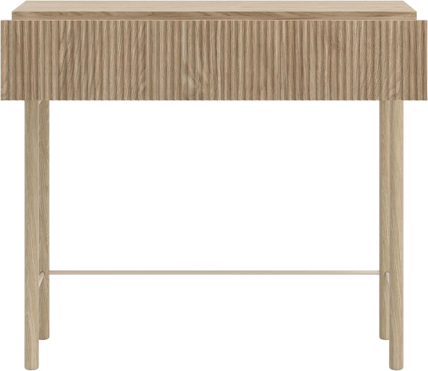 Selsey Konsolentisch Mit Schublade Beistelltisch 90 cm Eingangstisch Konsole Schminktisch Stehend Eiche Geölt Nolie