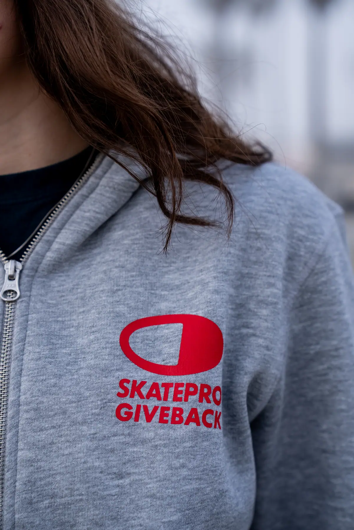 SkatePro RIDE THE LINE Zip Hættetrøje