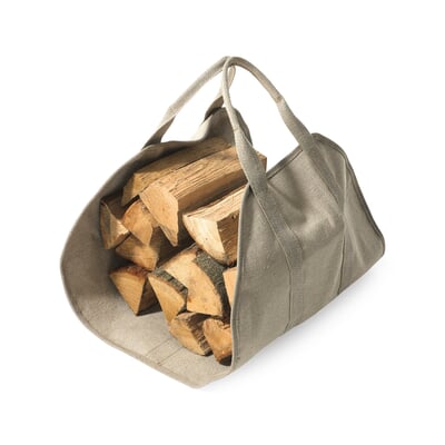 Brennholztasche Leinen