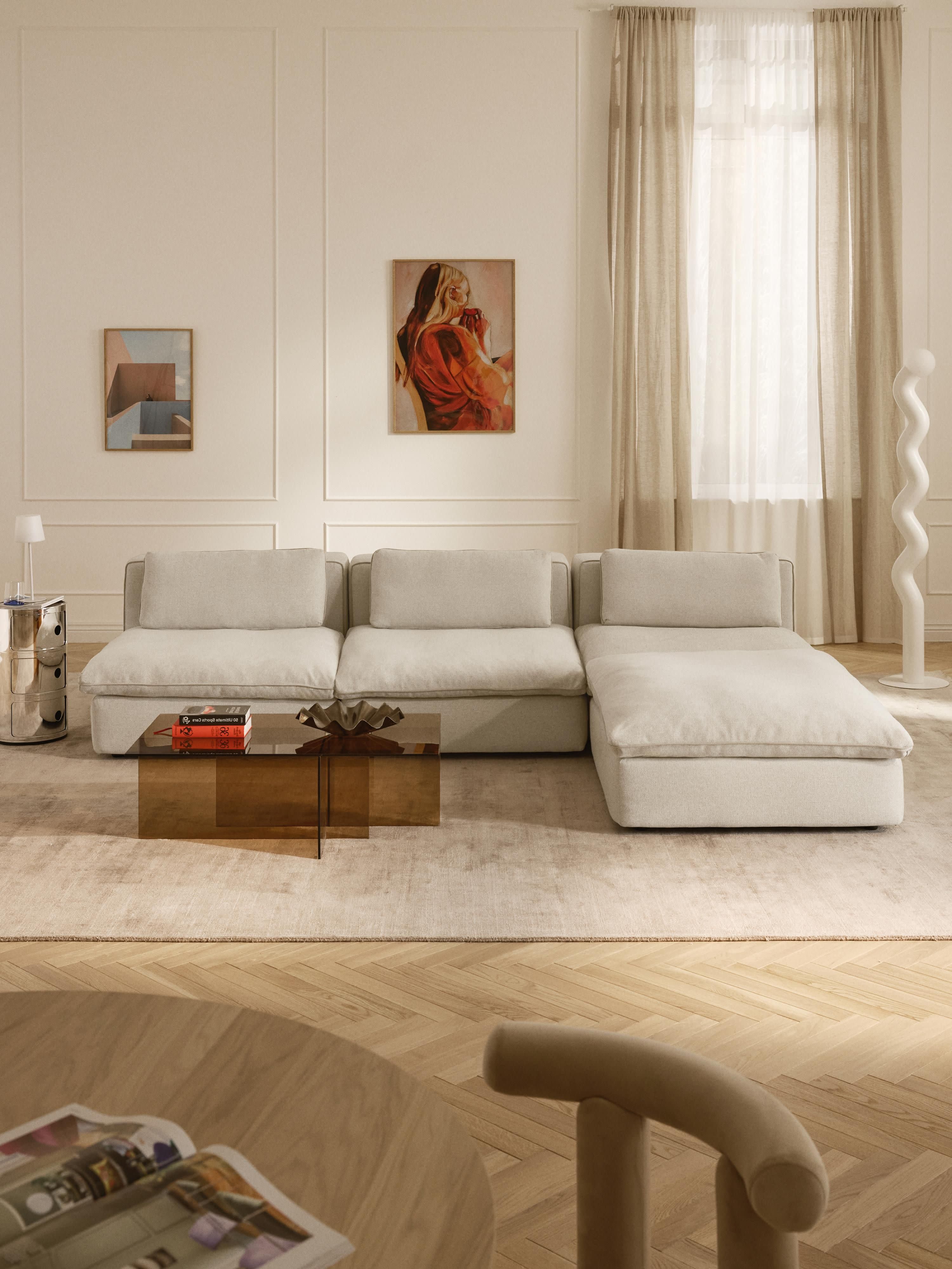 Modulaire bank Felix met poef (links/rechts)