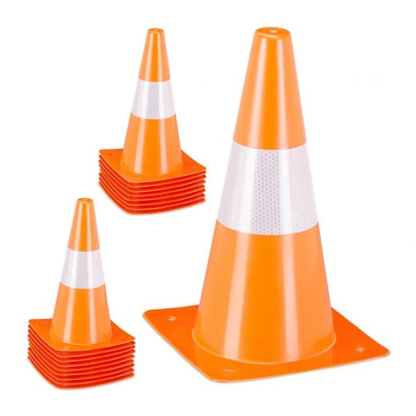 Pyloner, 18 stk, oransje