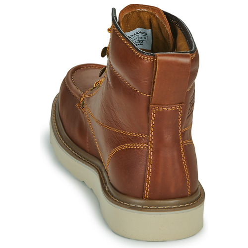 Jack & Jones - JFWALDGATE MOC LEATHER BOOT - Cognac