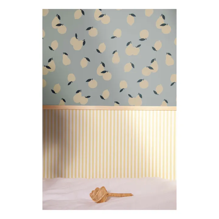 Maison Janette Rouleau de papier-peint Léopold | Bleu