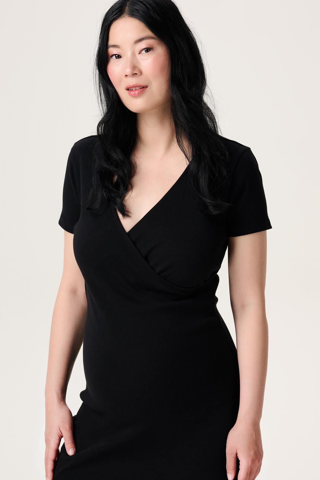 Noppies Maternity Jurk met voedingsfunctie Soiree - Black