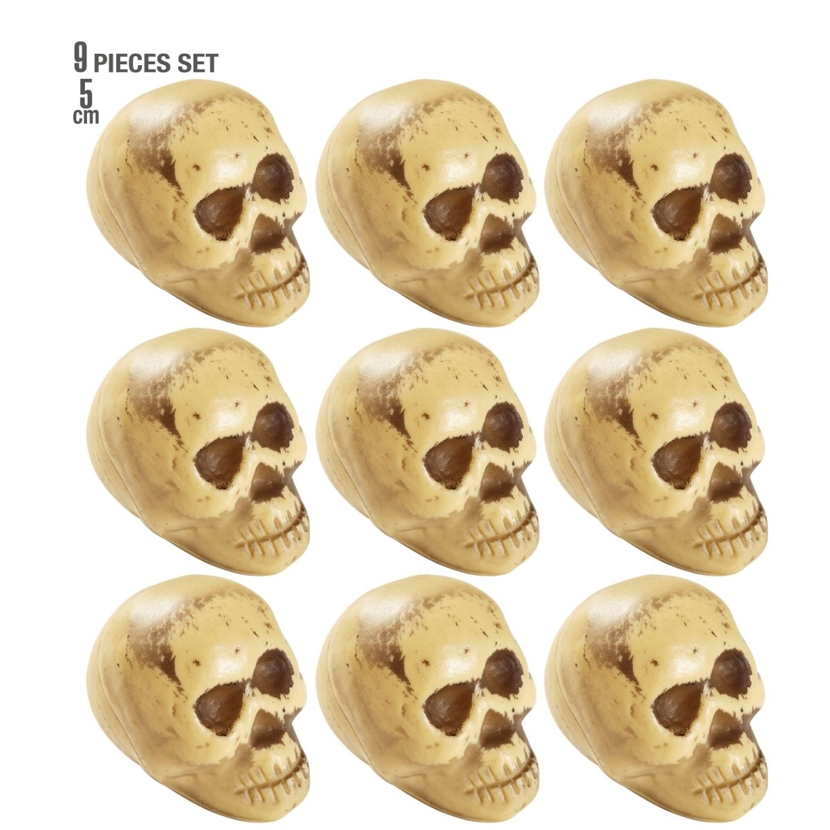 Halloween Schedel 9st