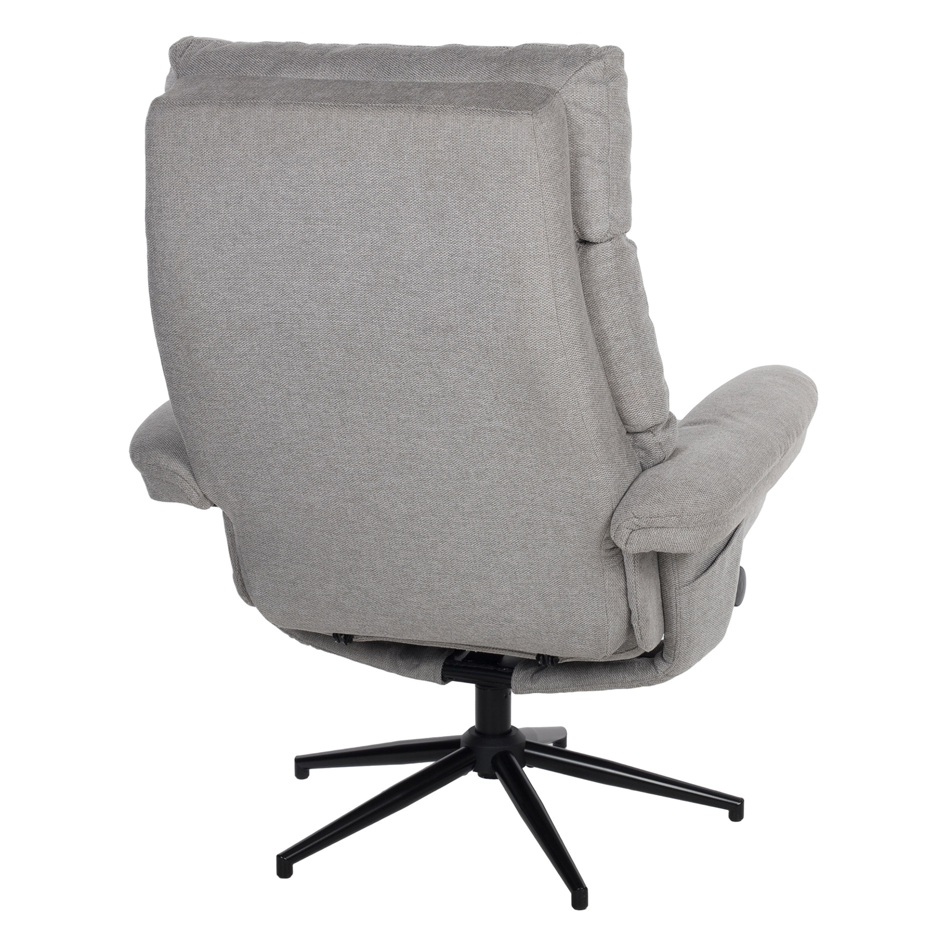 Relaxsessel mit Hocker - steingrau - Relaxfunktion