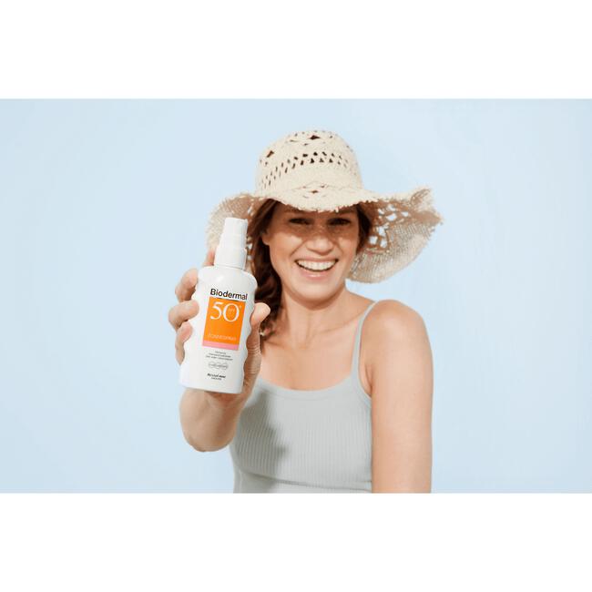 Biodermal Zonnecrème voor het Gezicht Gevoelige Huid SPF 50+ 50 ML