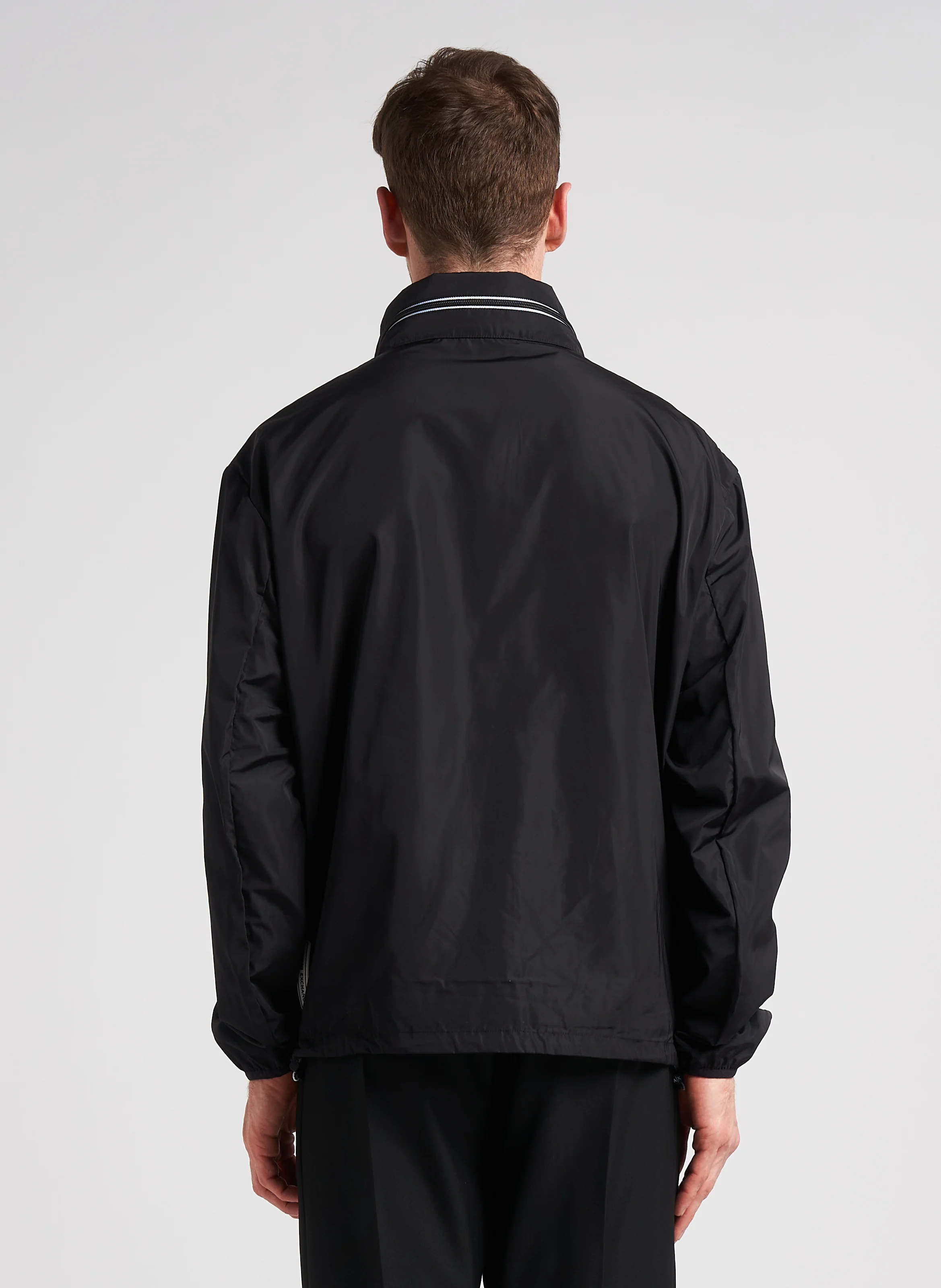 Coupe-vent col montant| Noir
