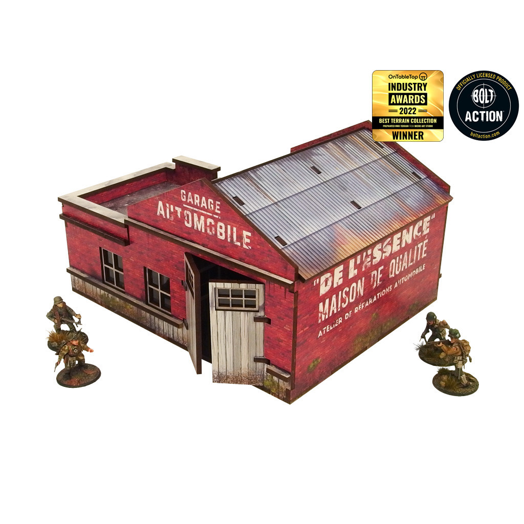 WW2 - Normandy Garage w. Petrol Station
