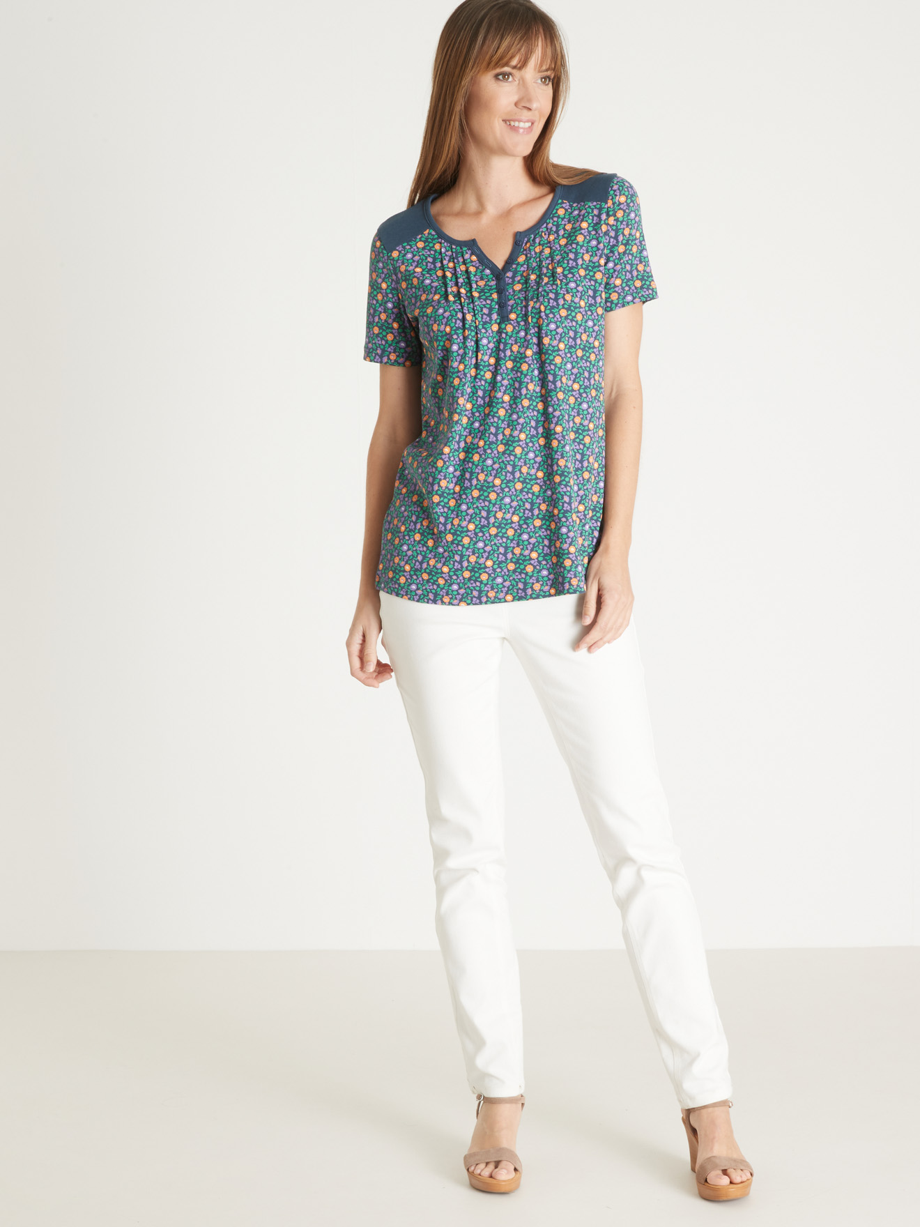 Tee-shirt fantaisie pur coton