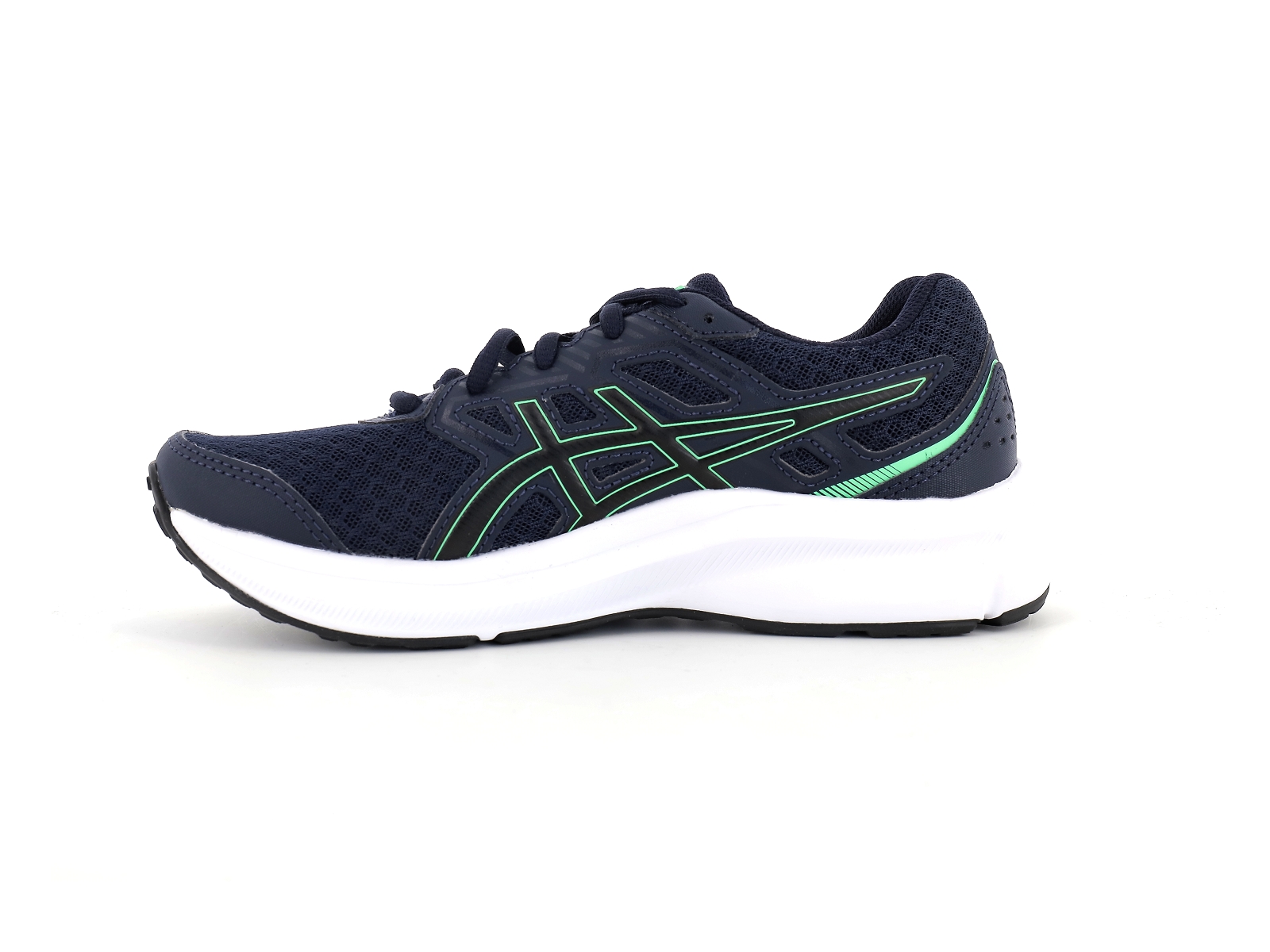 Asics-JOLT 3 GS Matières combinées Marine-Vert