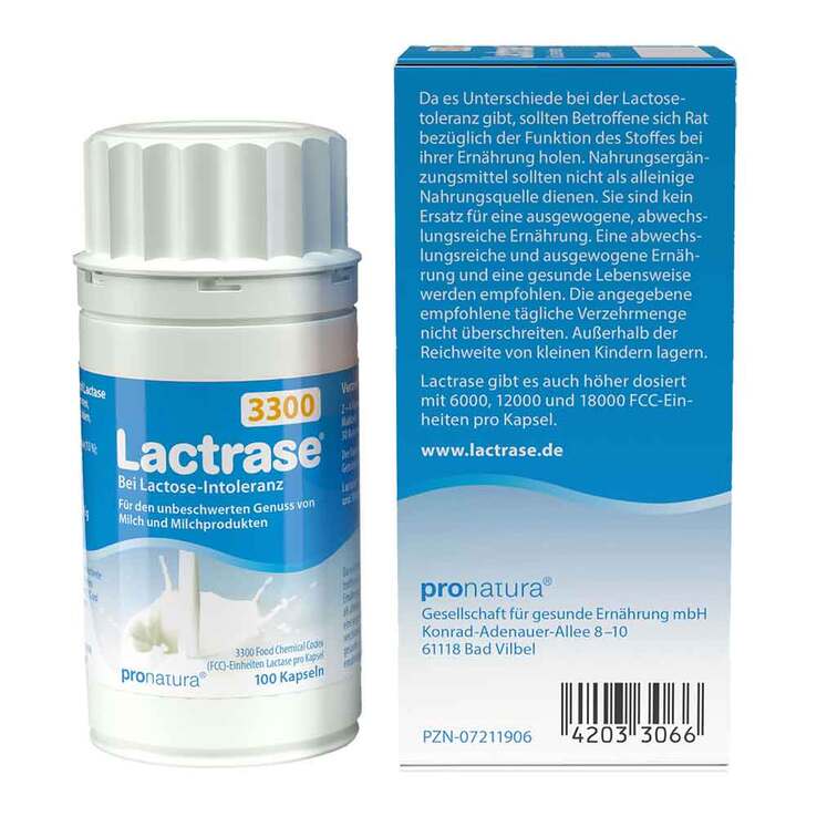 Lactrase 3.300 FCC Kapseln, 100 St