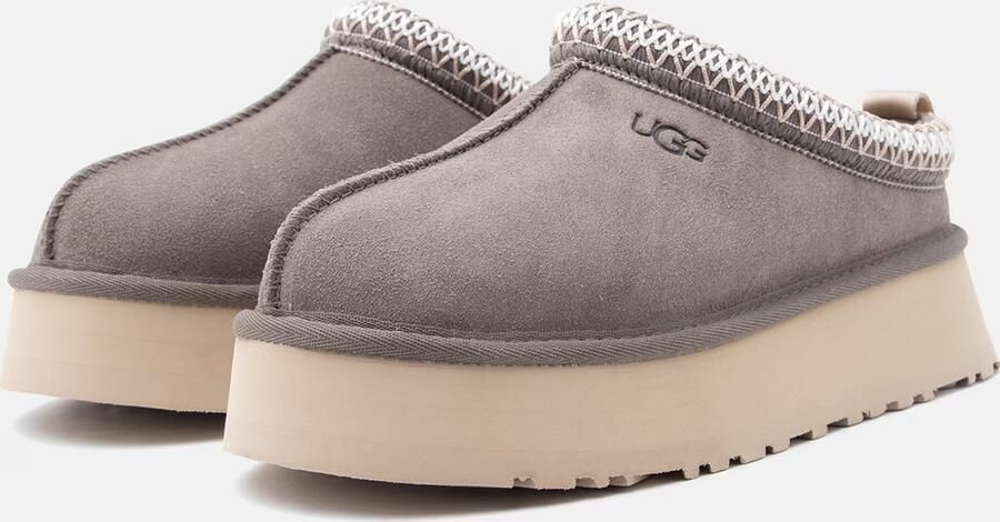 UGG Tazz II groenachtig bruin leren klompen