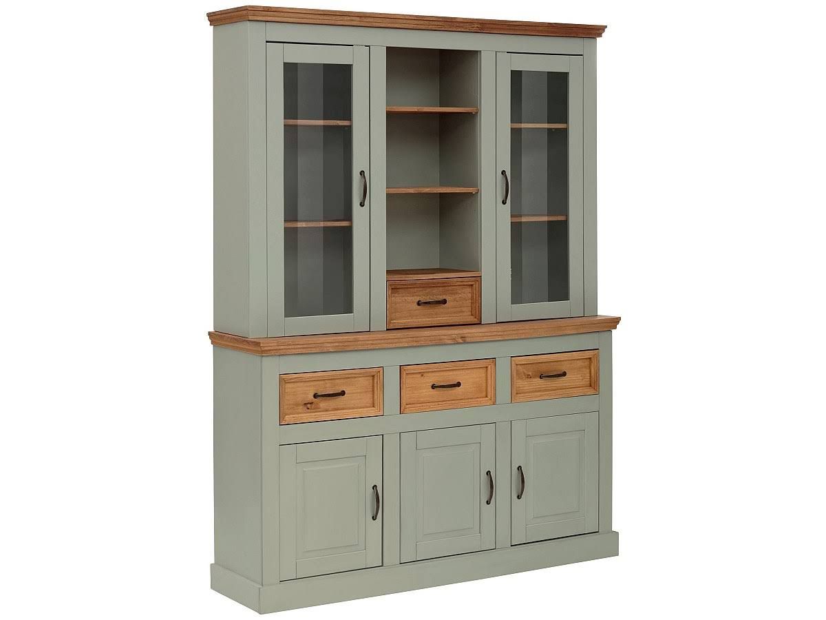 Buffet HOME AFFAIRE Selma grün B:145cm H:192cm T:38cm