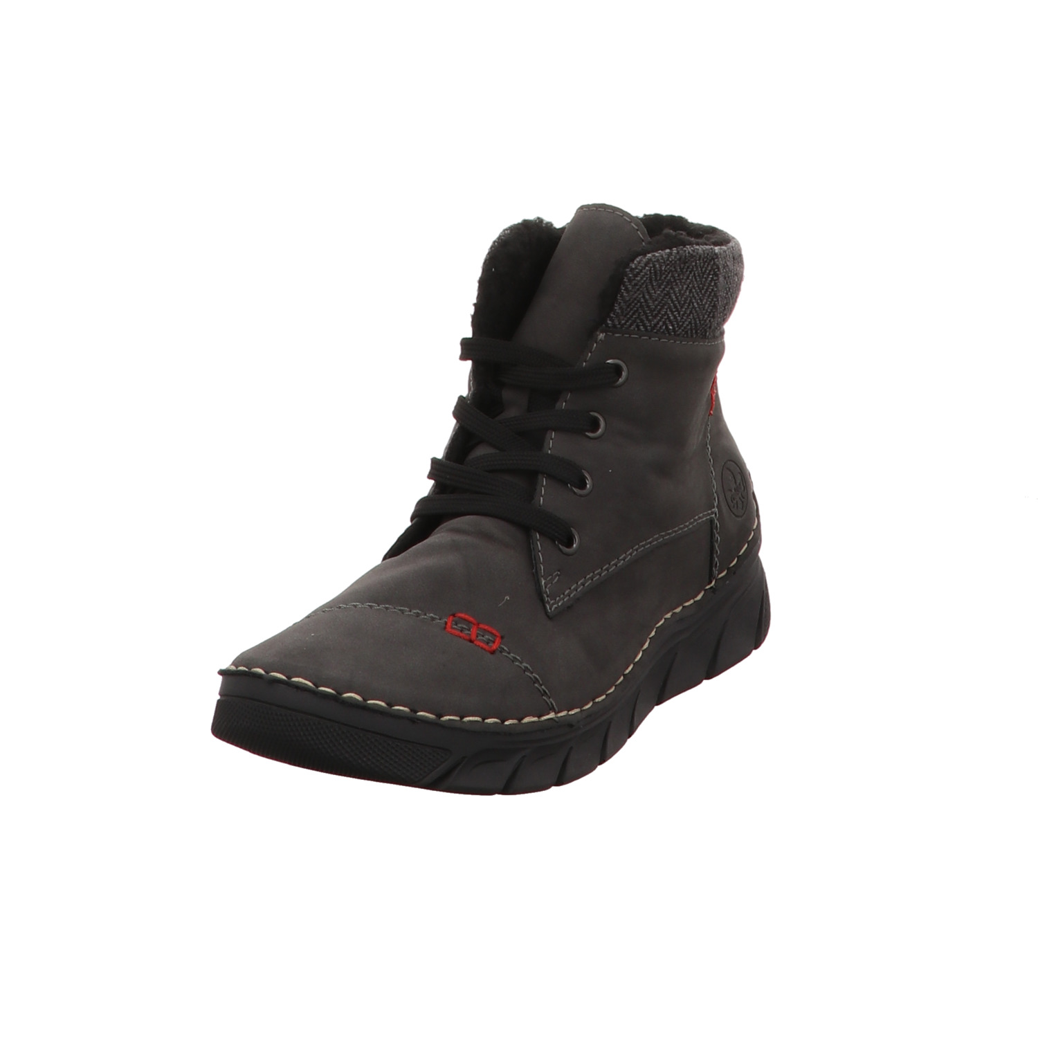 Rieker Schnürstiefel grau