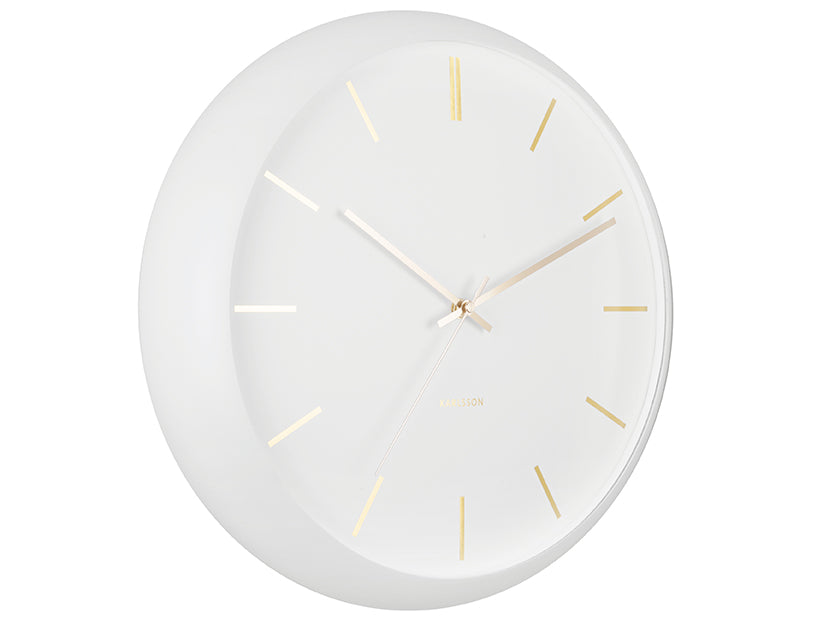 Karlsson - Wandklok Globe - Wit - Ã40cm