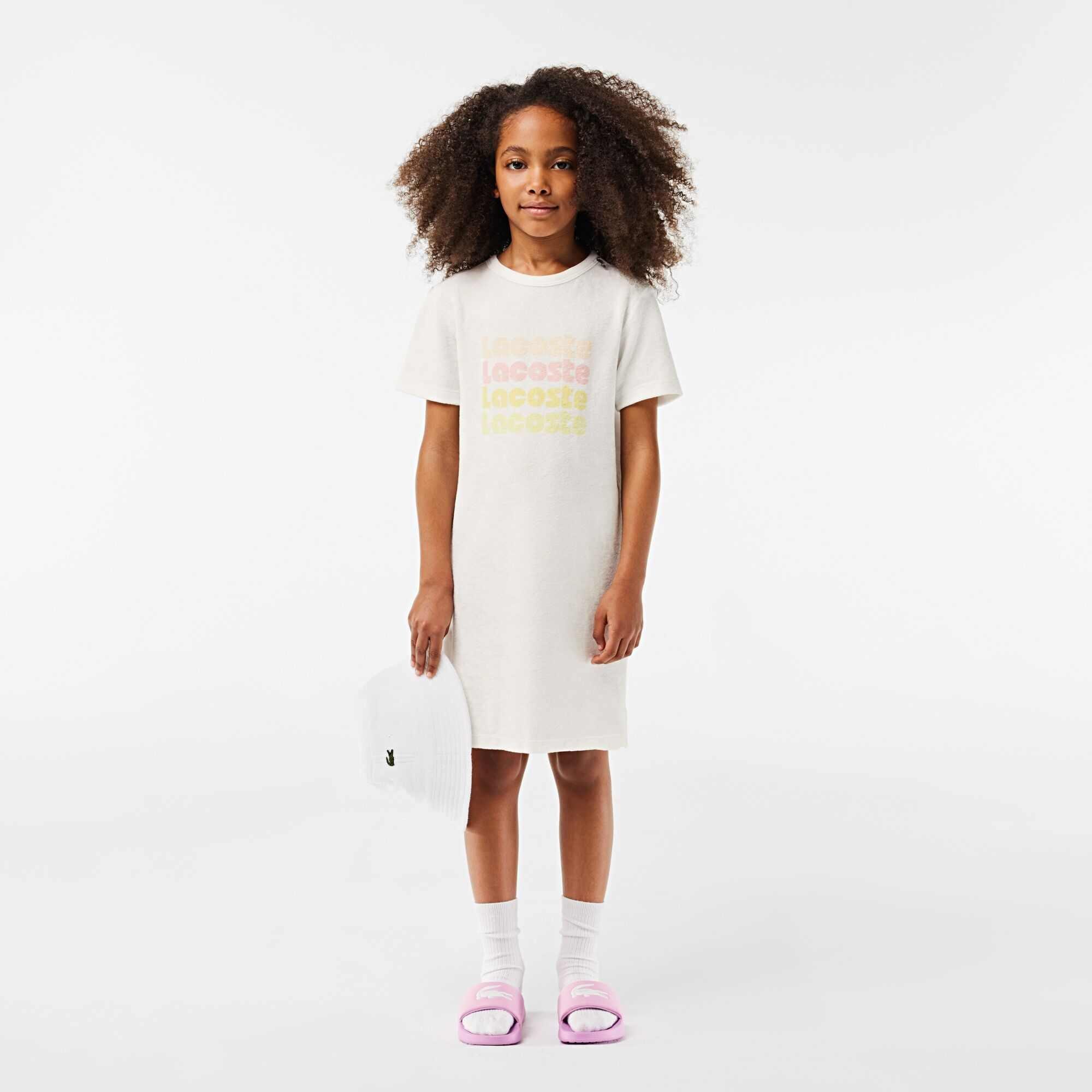 Lacoste Terry Logo T-shirt Dress Juniors