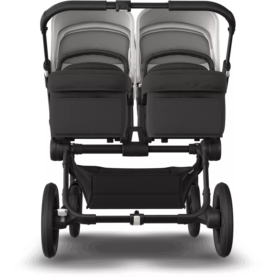 bugaboo Zwillingswagen Donkey 5 Twin Complete BlackMisty White