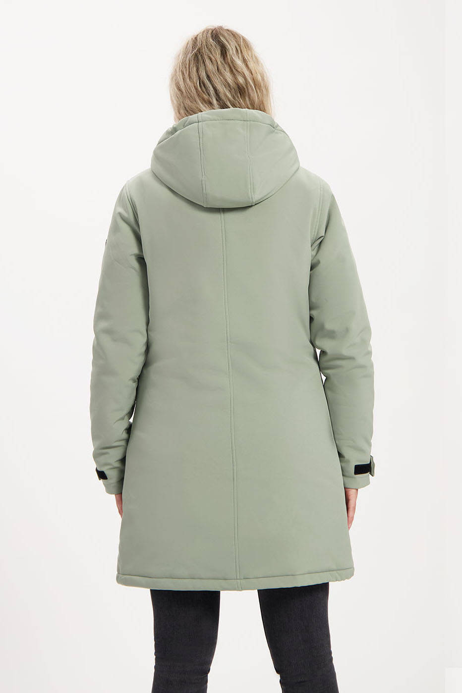 Kjelvik outdoor jas Runa lichtgroen