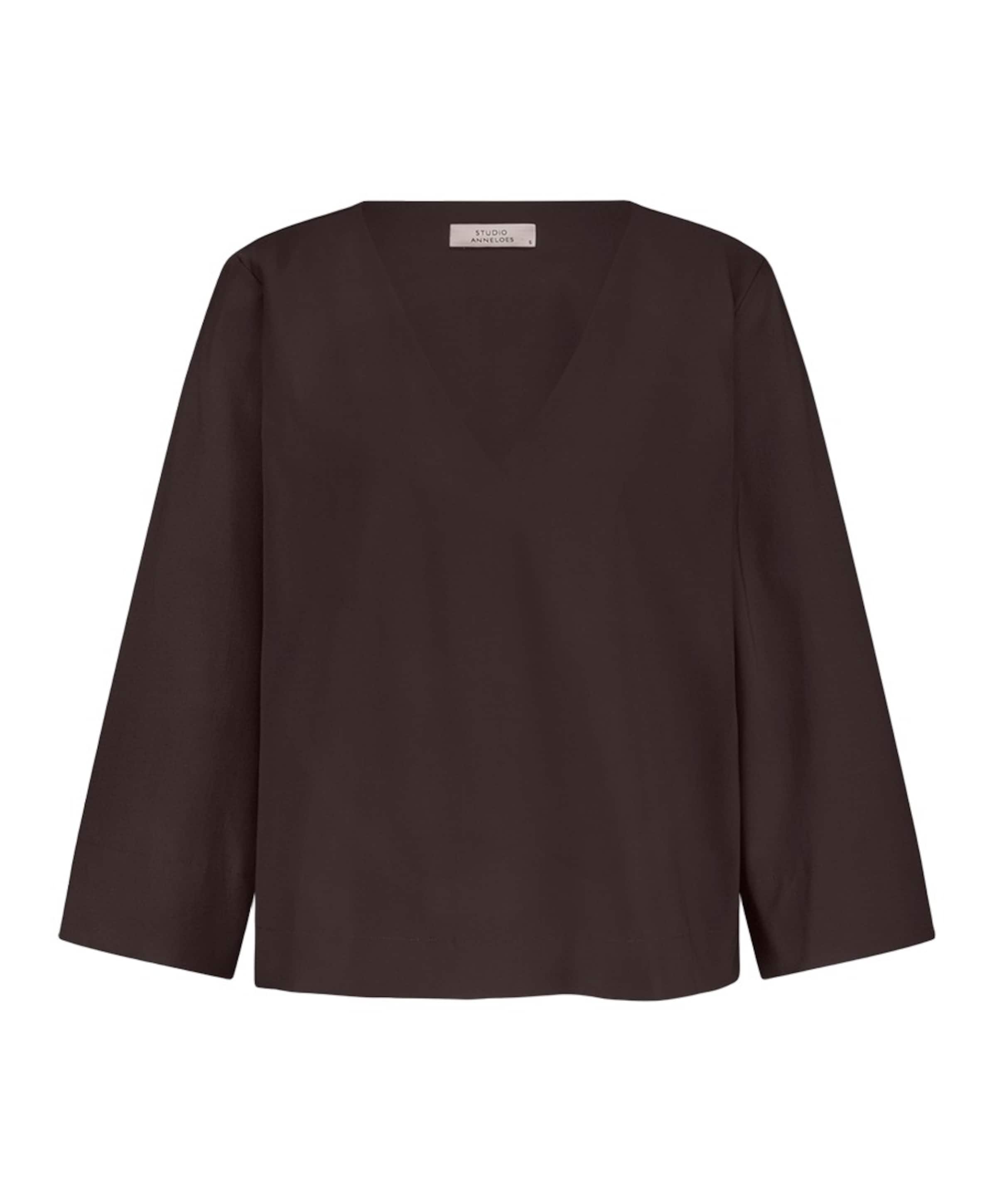 Studio Anneloes Dames longsleeve bruin