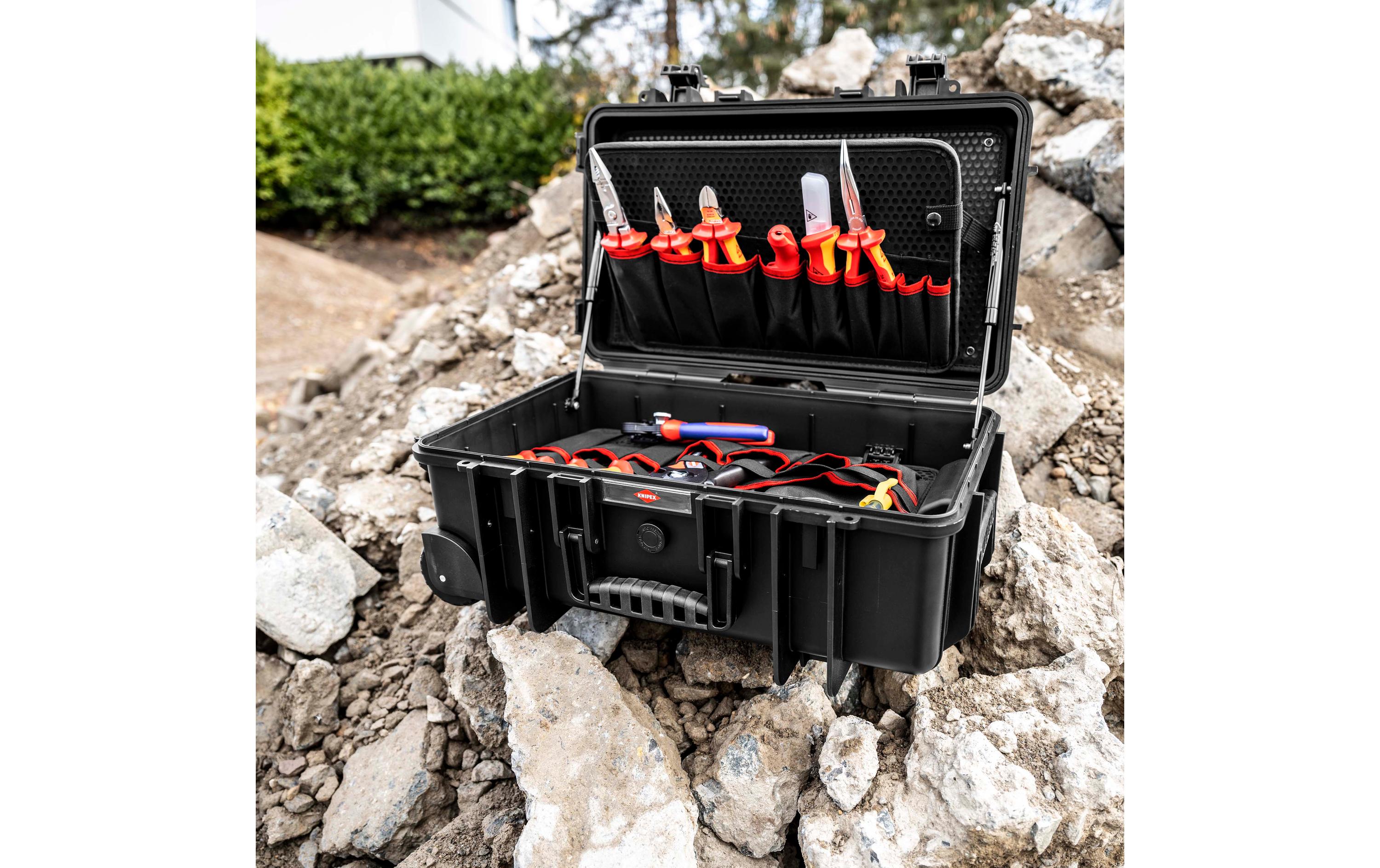 Werkzeugkoffer Robust26 Move, Elektro, 22-teilig<br>Werkzeugset mit 26.4 Liter Fassungsvermögen