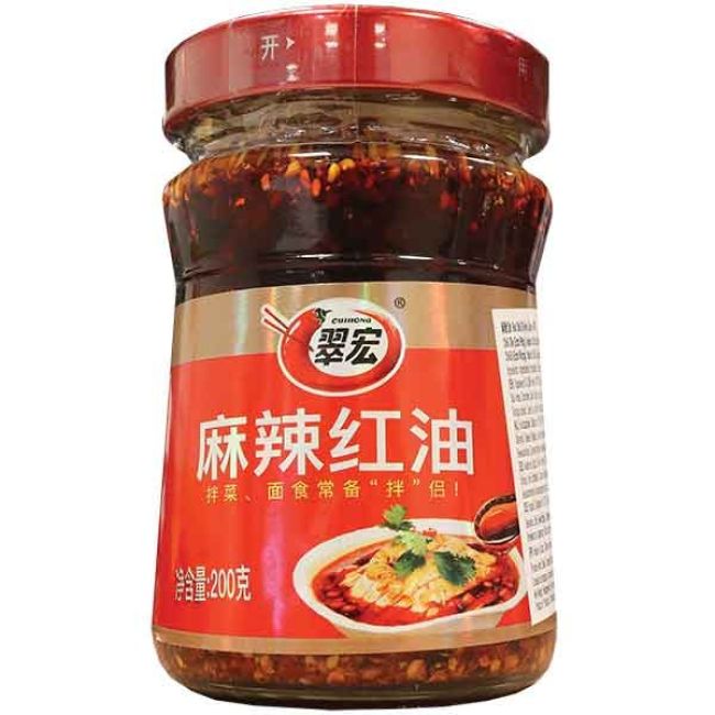 Cuihong Rode Chilli Olie Heet & Pittig 200g