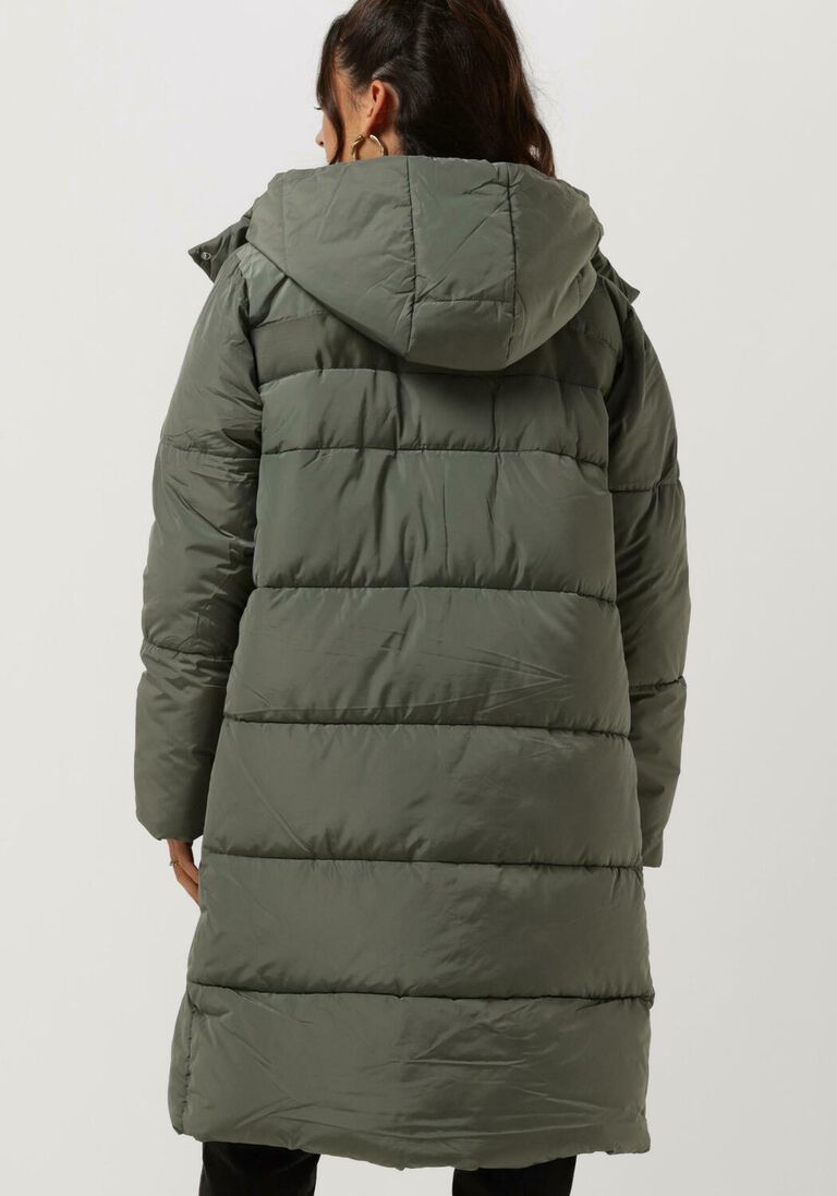 LEVETE ROOM groene levete room gewatteerde jas lr-gibella jacket