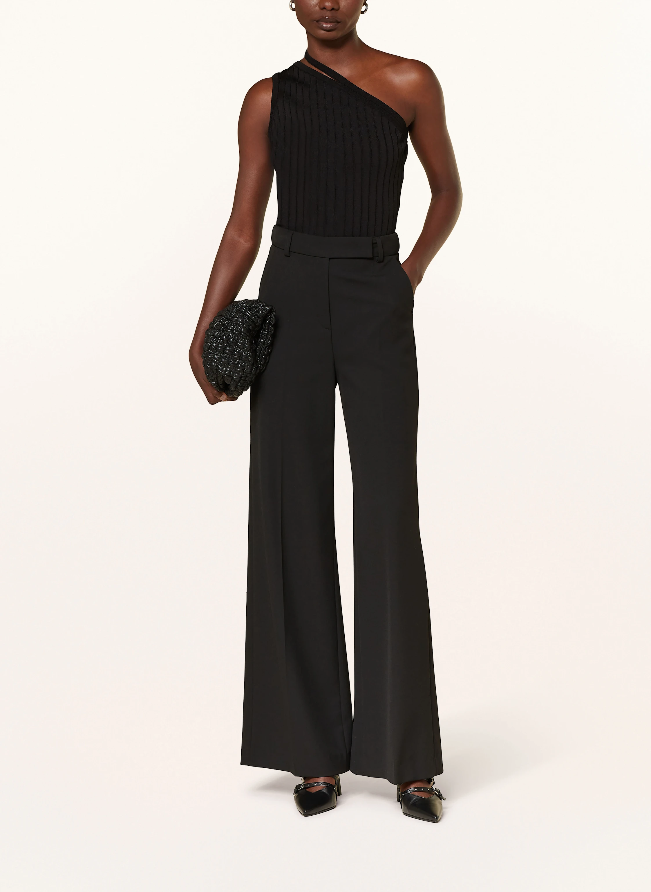 HUGO Stricktop SEPINTO mit Cut-out