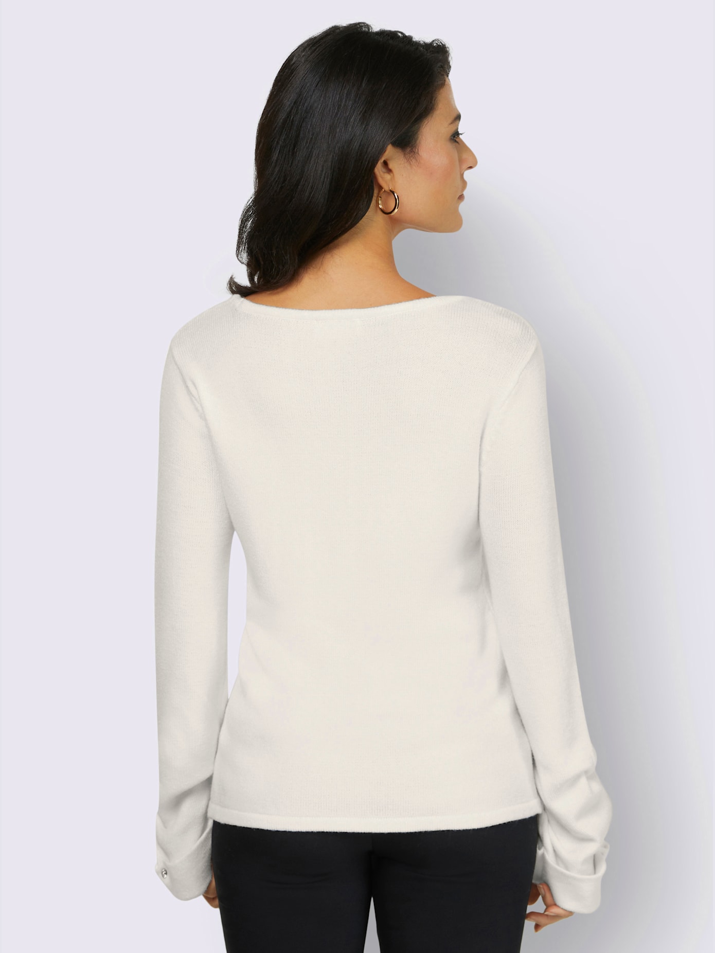 Pull à manches longues 50% viscose