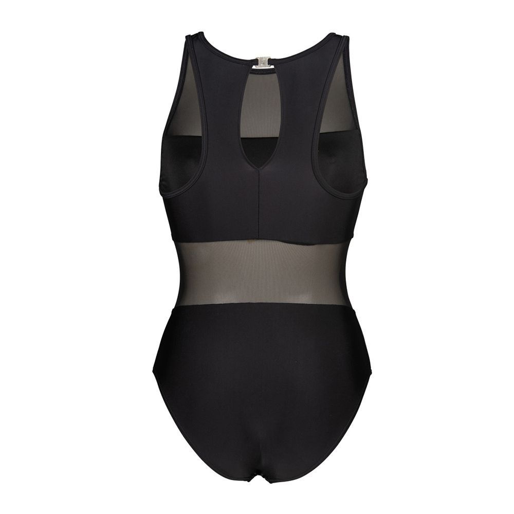 Arena MESH PANELS VENT - Maillot de bain 1 pièce Femme black